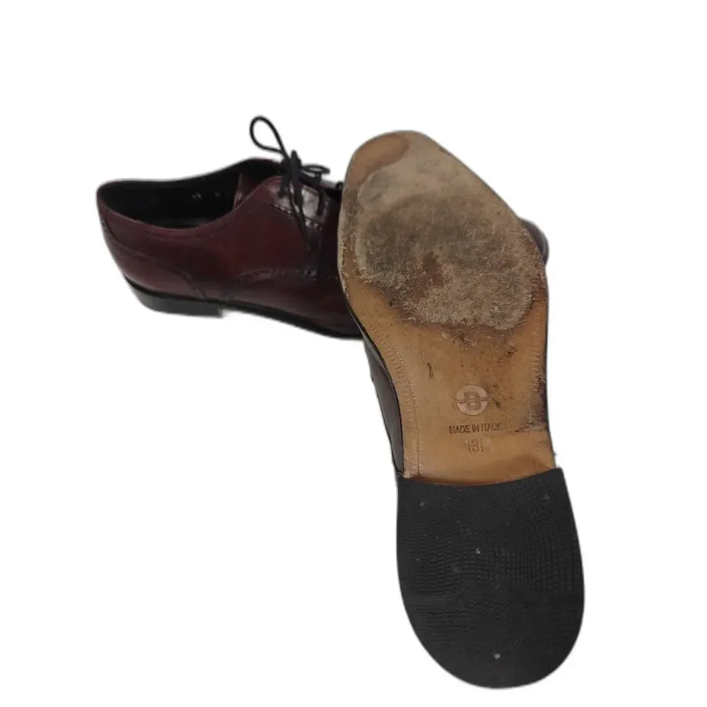 Men's Broletto Cap Toe Oxford Burgundy Size 13M